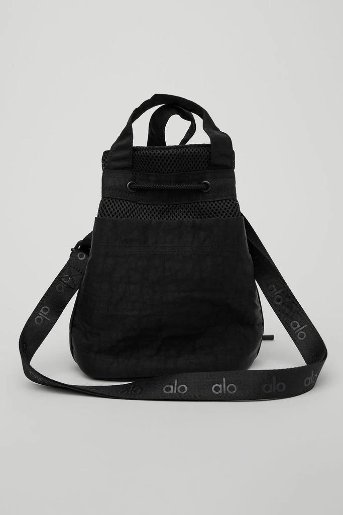 Alo Cross Body Bucket Bag - Black 4