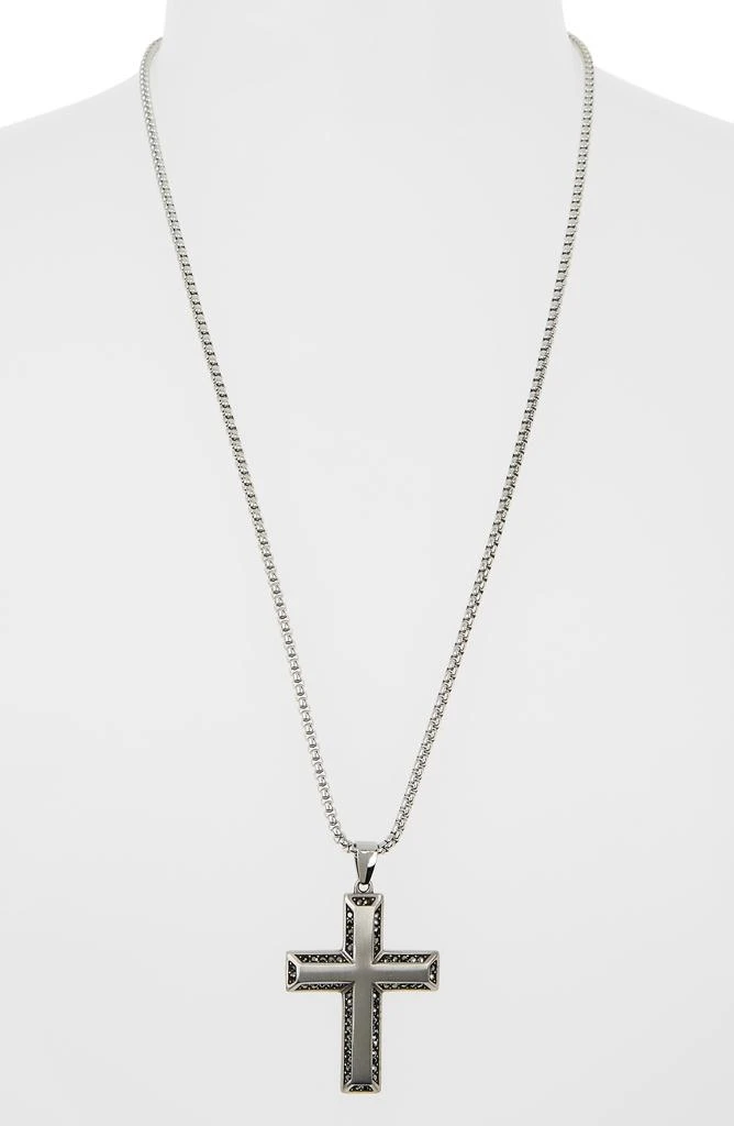 American Exchange Men's Cross Pendant Necklace 2