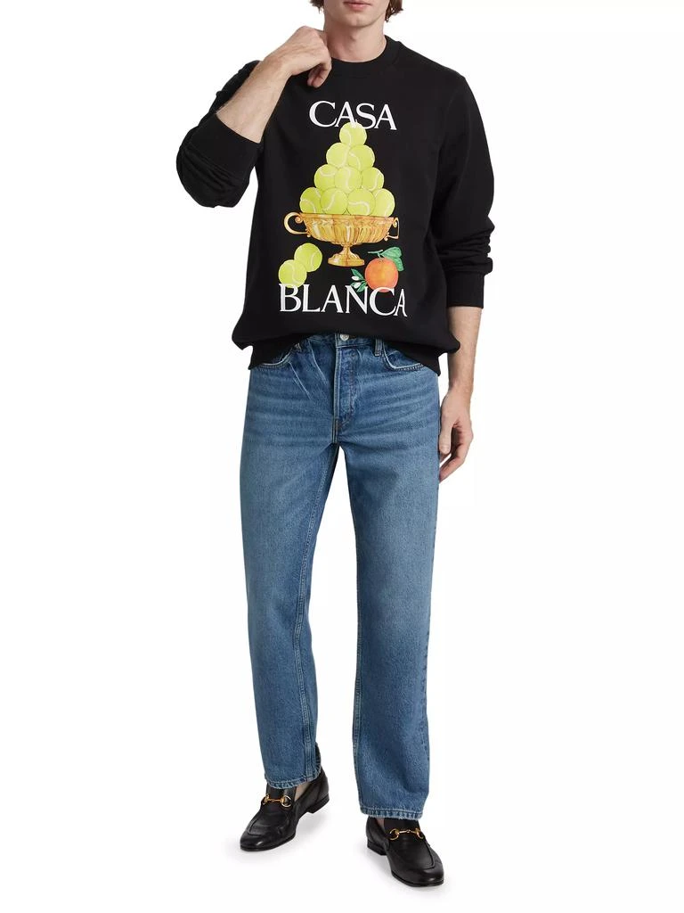Casablanca L'Artiste Printed Crewneck Sweatshirt 2
