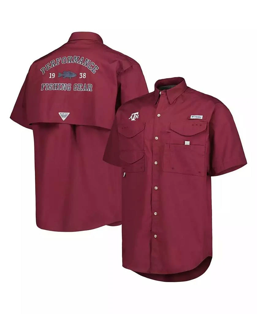 Columbia Men's Maroon Texas A&M Aggies Bonehead Button-Up Shirt 2