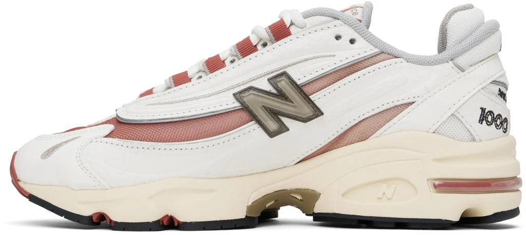 New Balance Off-White & Red 1000 Sneakers 3