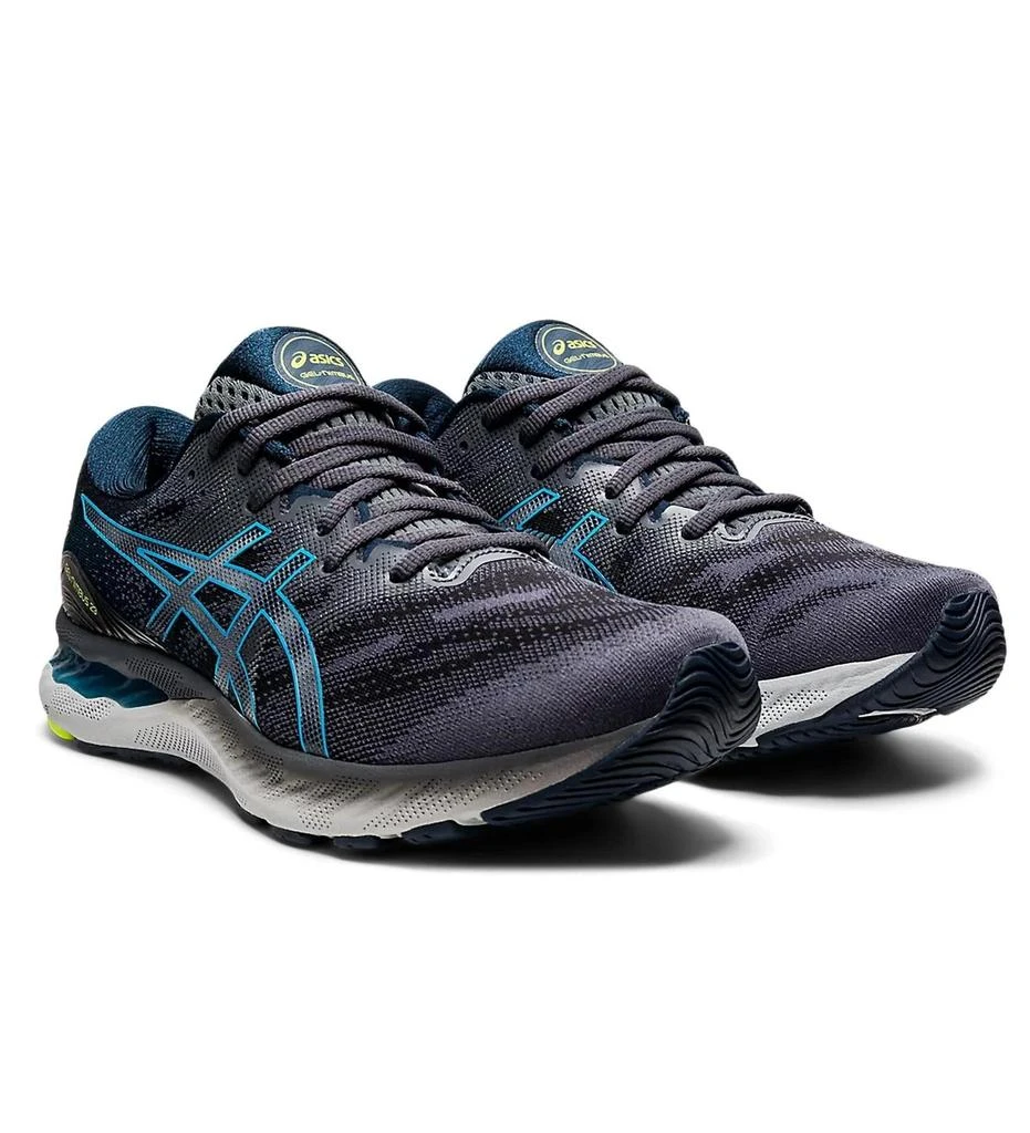 ASICS Men's Gel Nimbus 23 Running Shoes - D/medium Width In Carrier Grey/digital Aqua 2