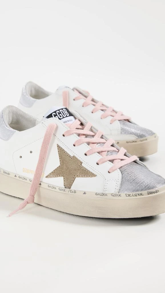 Golden Goose Hi Star Classic Sneakers with Spur Glitter Toe 5