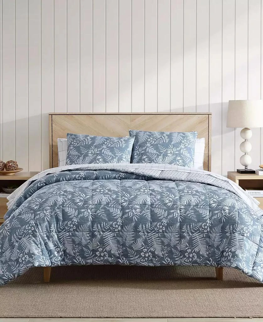 Eddie Bauer Fern Garden Reversible 3 Piece Comforter Set 1