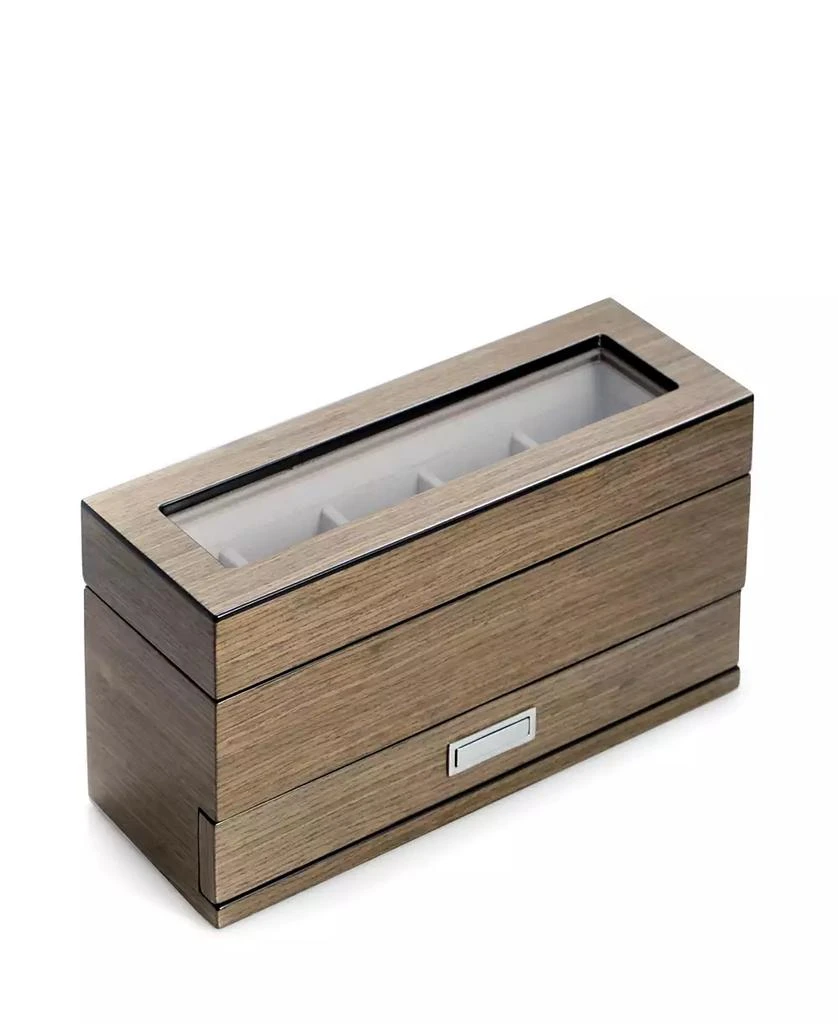 Bey-Berk Gray Wood Watch Box 2