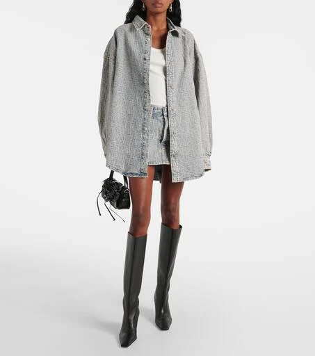 Acne Studios Setar monogram denim shirt 2