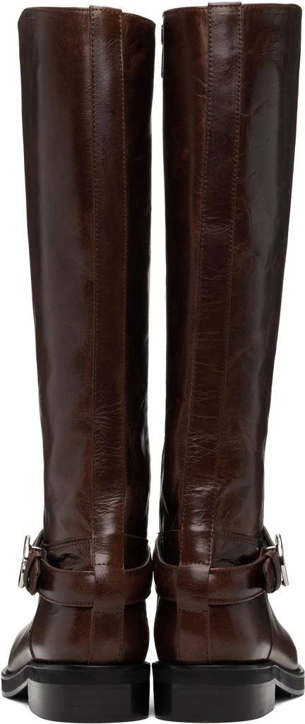 COPERNI Brown Belt Cavalier Tall Boots 2
