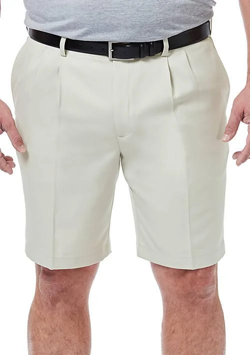Haggar Big Tall Pro Classic Fit Pleat Shorts 1