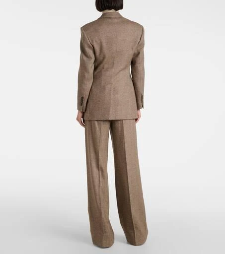 Brunello Cucinelli Herringbone wool-blend blazer 3