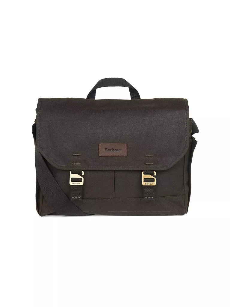 Barbour Essential Wax Messenger Bag 1