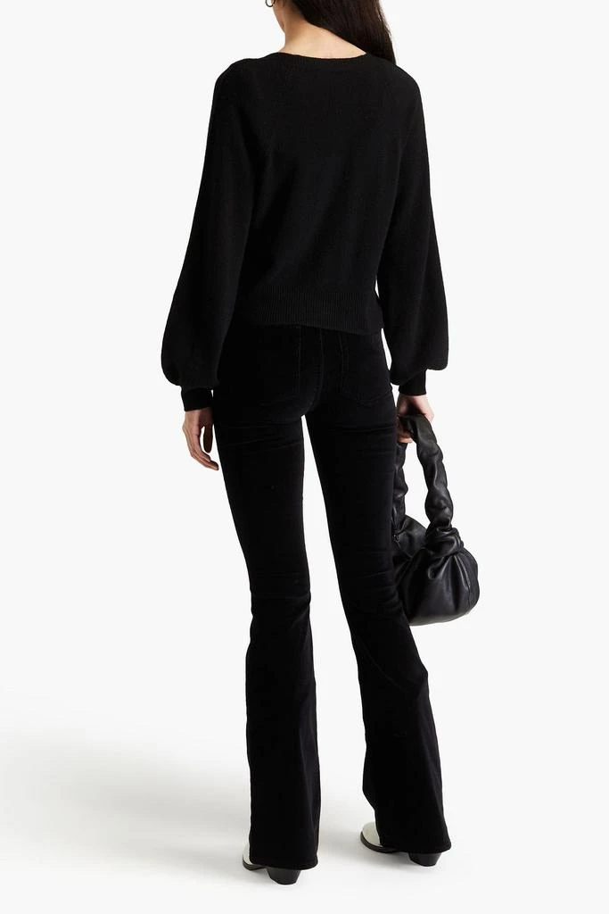 FRAME Le High Flare velvet flared pants 3
