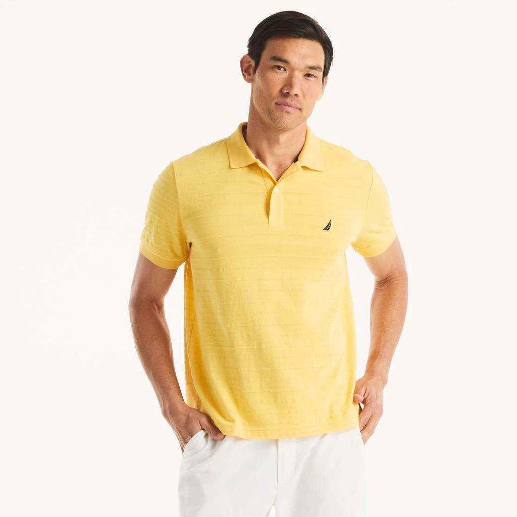 Nautica Mens Classic Fit Shadow Stripe Polo 4