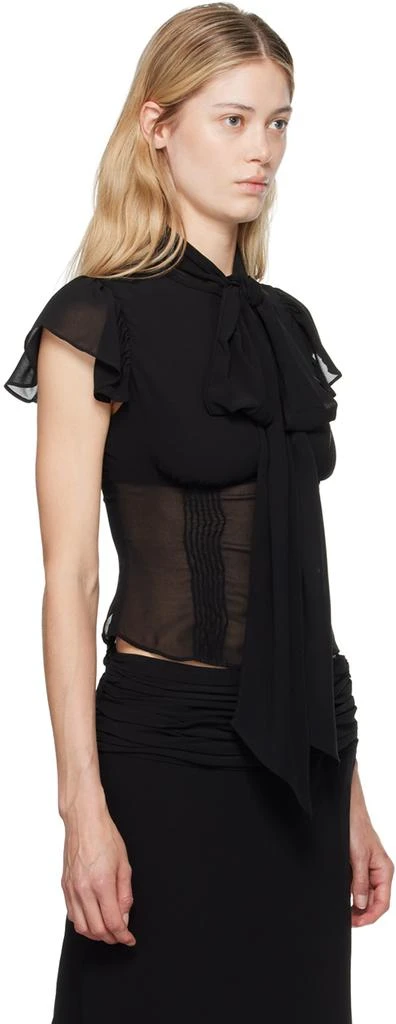 GUIZIO Black Ara Blouse 2