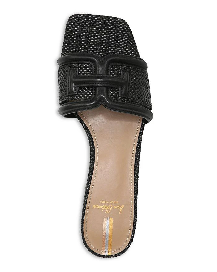Sam Edelman Women's Waylon Square Toe Logo Block Heel Sandals 3