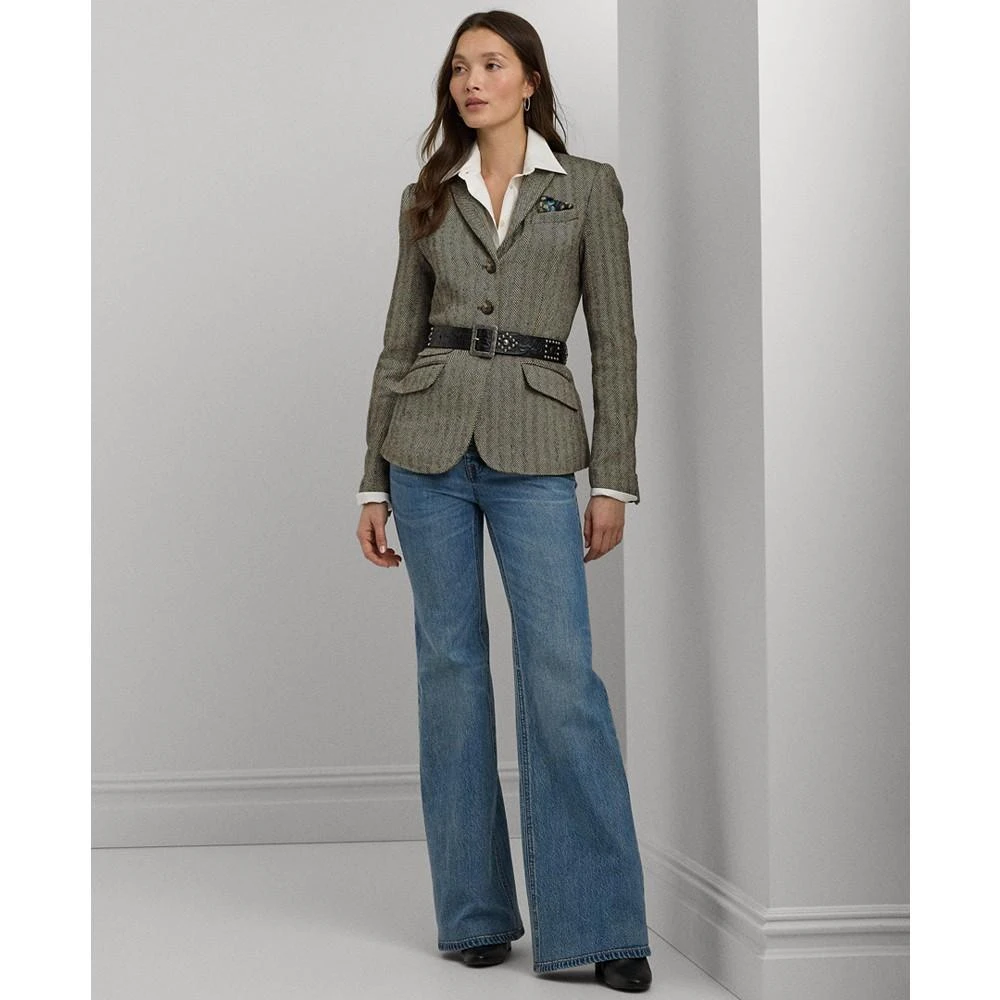Ralph Lauren Women's Herringbone Tweed Blazer 4