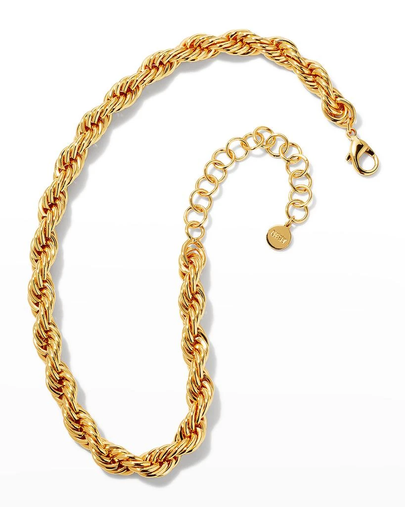 NEST Jewelry Gold Statement Rope Chain Necklace 3