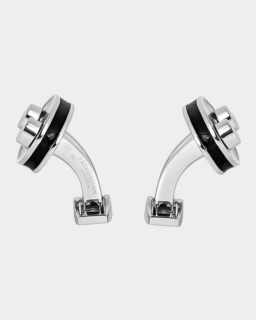 Tateossian Men
s Sports Ice Racing Car Cufflinks 2