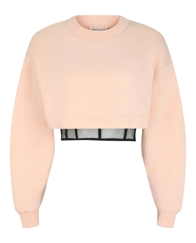 Alexander McQueen Hybrid Bustier Sweatshirt