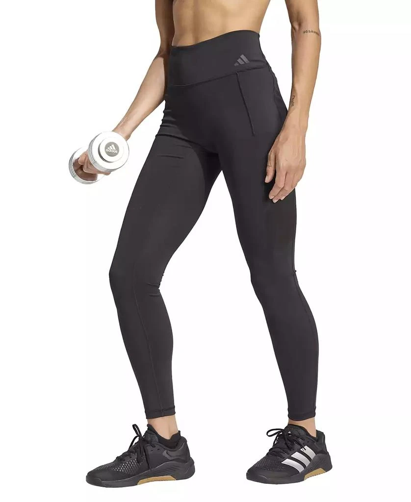 Adidas Women
s Optime Workout Training Leggings