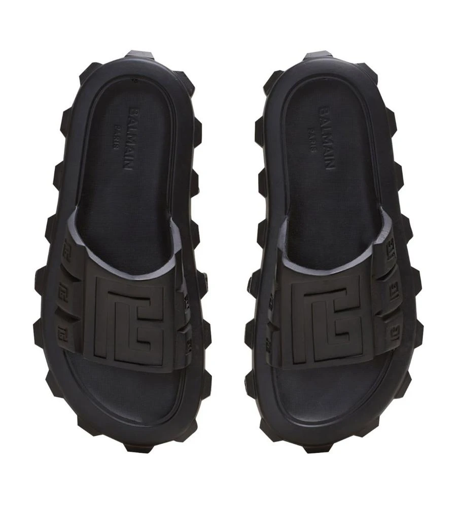 Balmain Ari Monogram Logo Slides - Sandals - BeyondStyle display picture 1