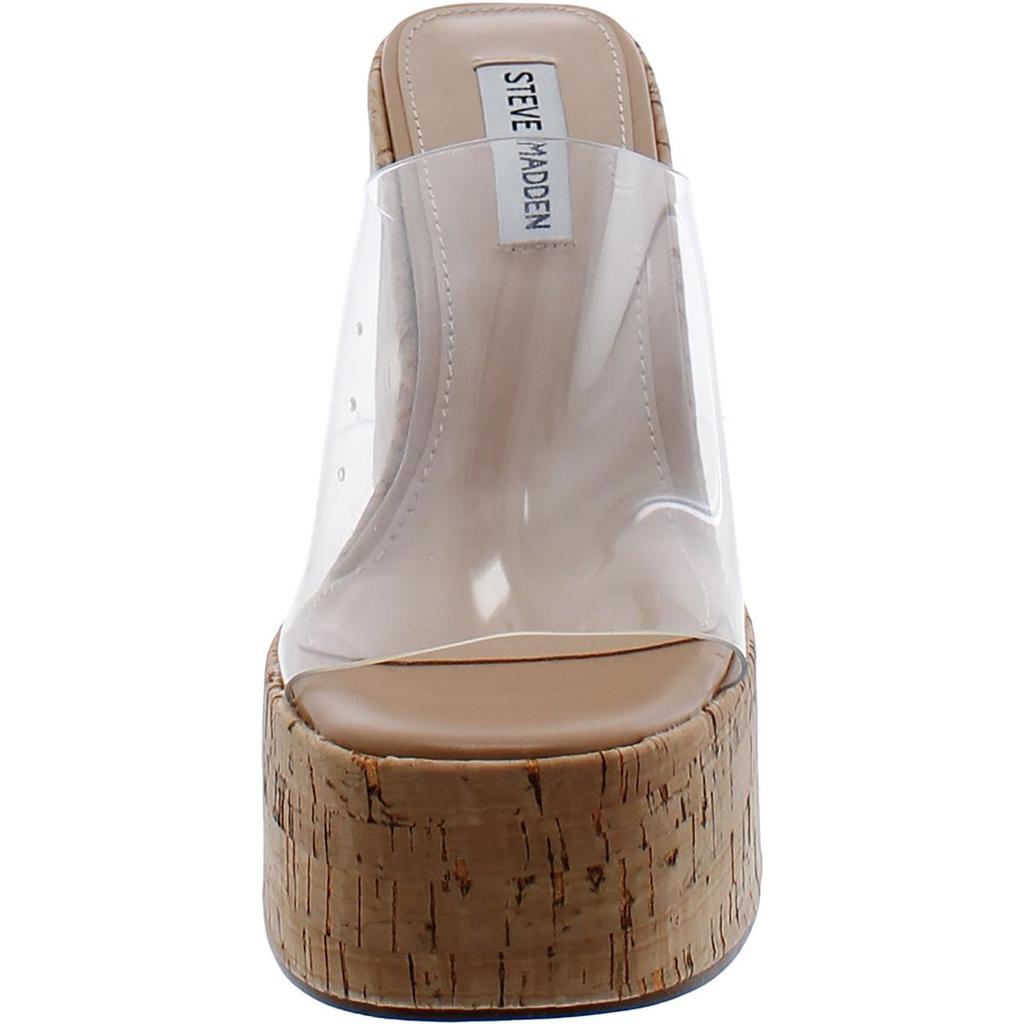 Steve Madden Womens Cork Platform Heels