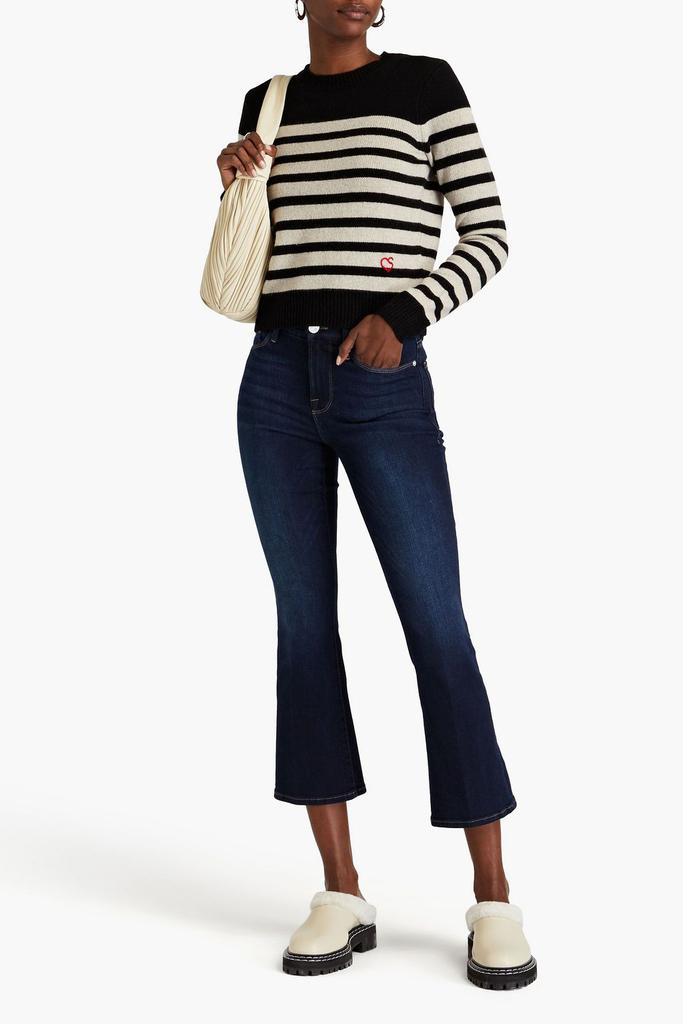 FRAME Le Crop Mini Boot cropped high-rise bootcut jeans