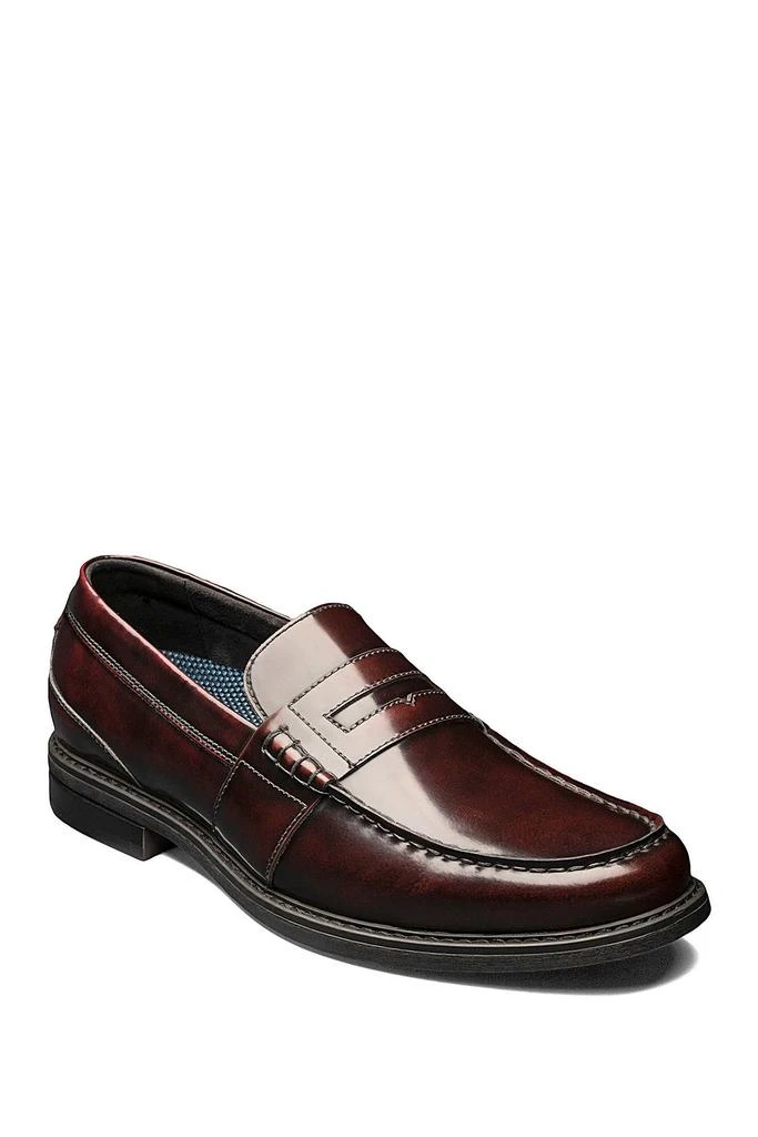 Nunn Bush Lincoln Leather Moc Toe Penny Loafer - Wide Width Available 1