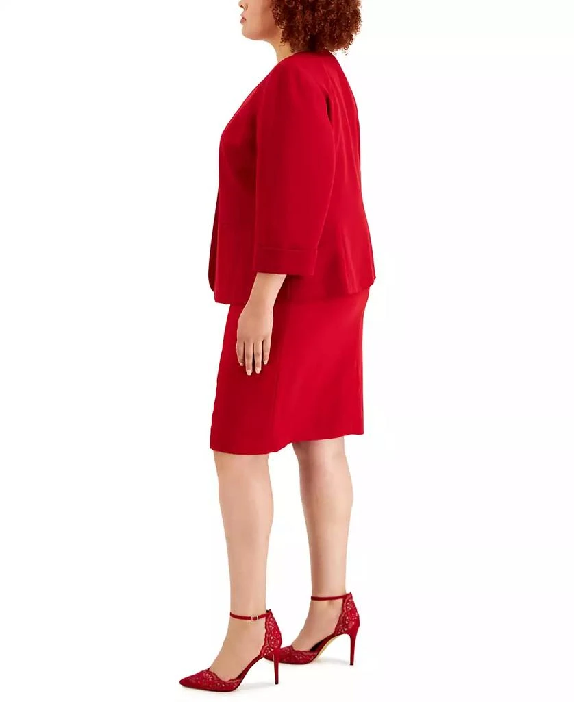 Kasper Plus Size Open Front Blazer 2