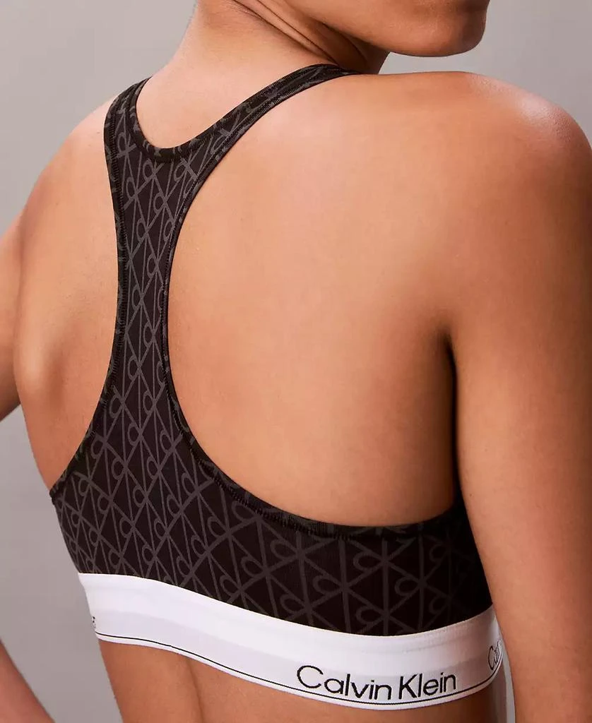 Calvin Klein Women's Icon Cotton Unlined Racerback Bralette QF8493 3