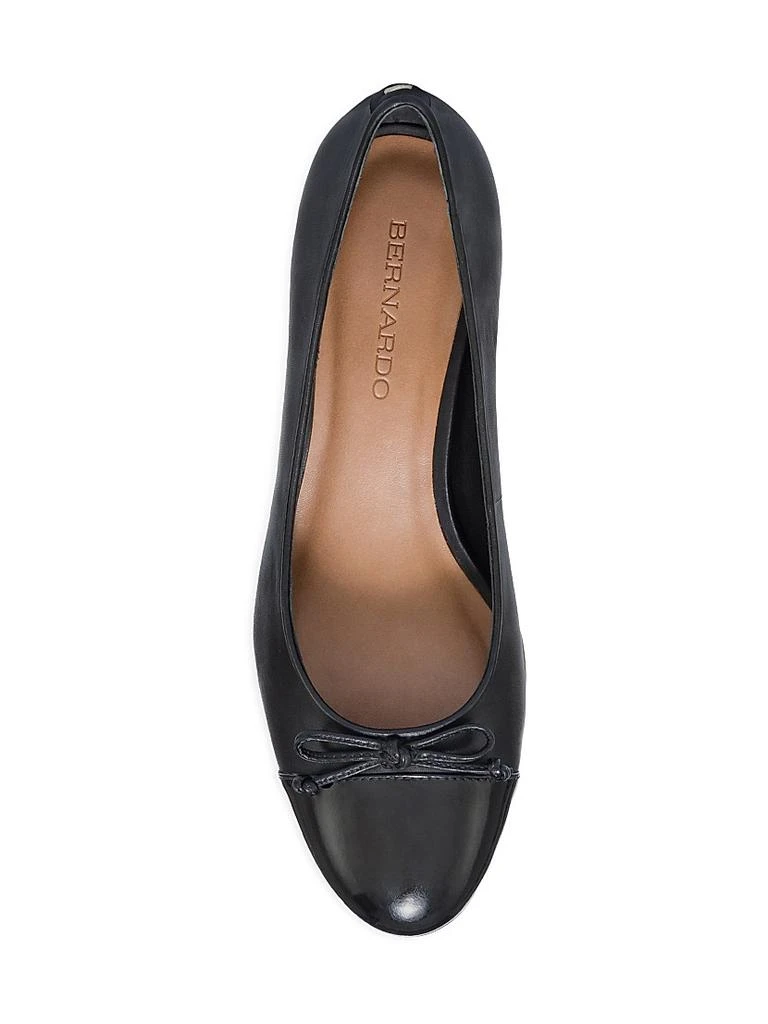 Bernardo Marisol Leather Cap Toe Pumps 3