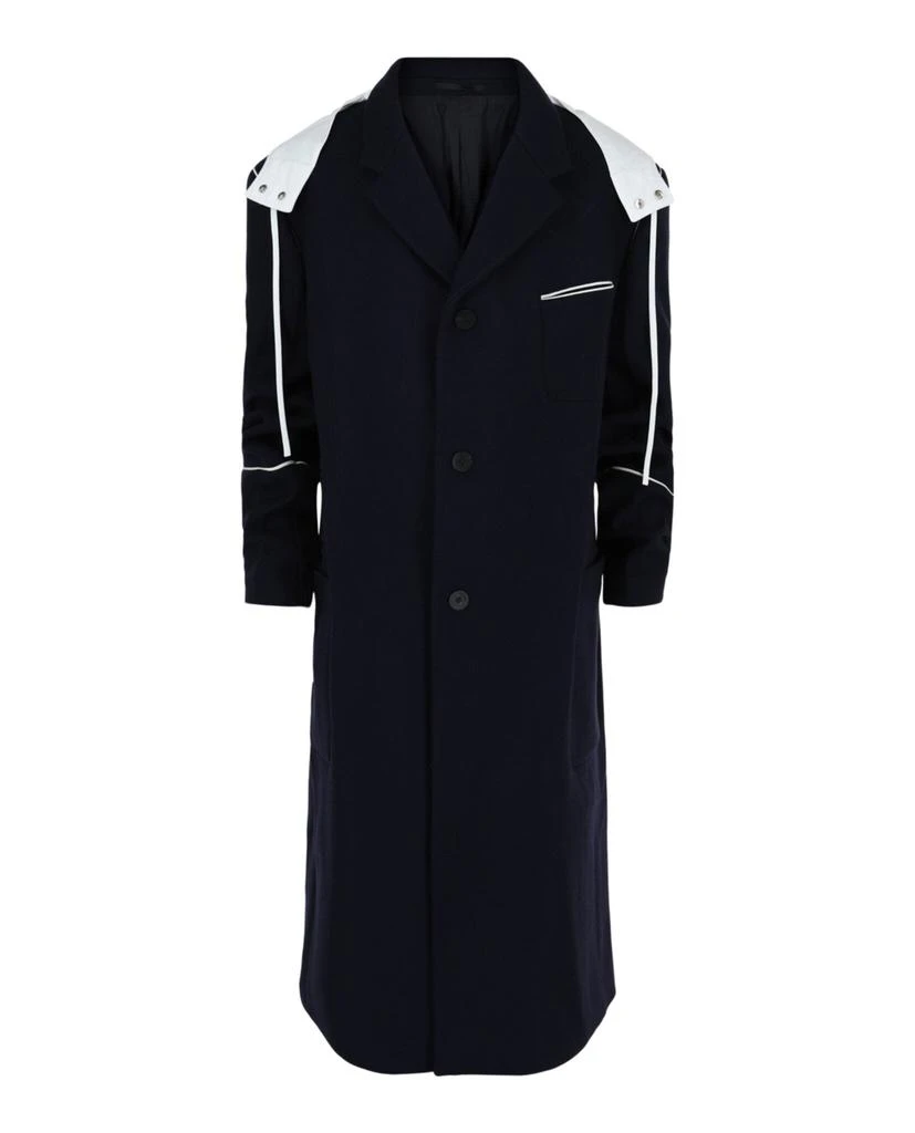 Salvatore Ferragamo Single-Breasted Hooded Coat 1