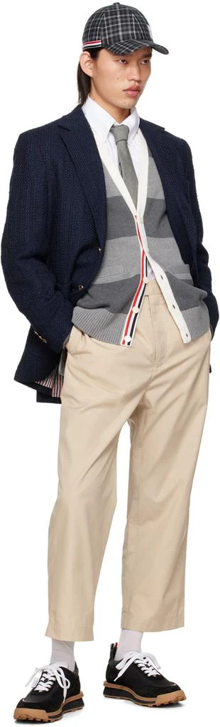 Thom Browne Black & White Classic Tie 3