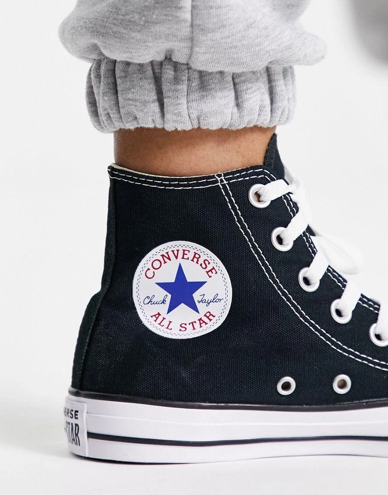 Converse Converse Chuck Taylor All Star Hi unisex trainers in black 3