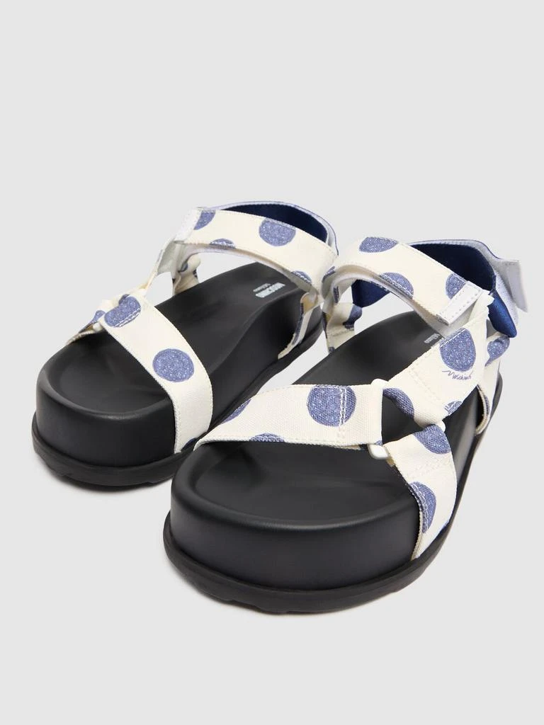 Moschino 40mm Sporty Canvas Sandals 2