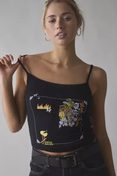 Future State Future State Hell Cat Graphic Cropped Cami