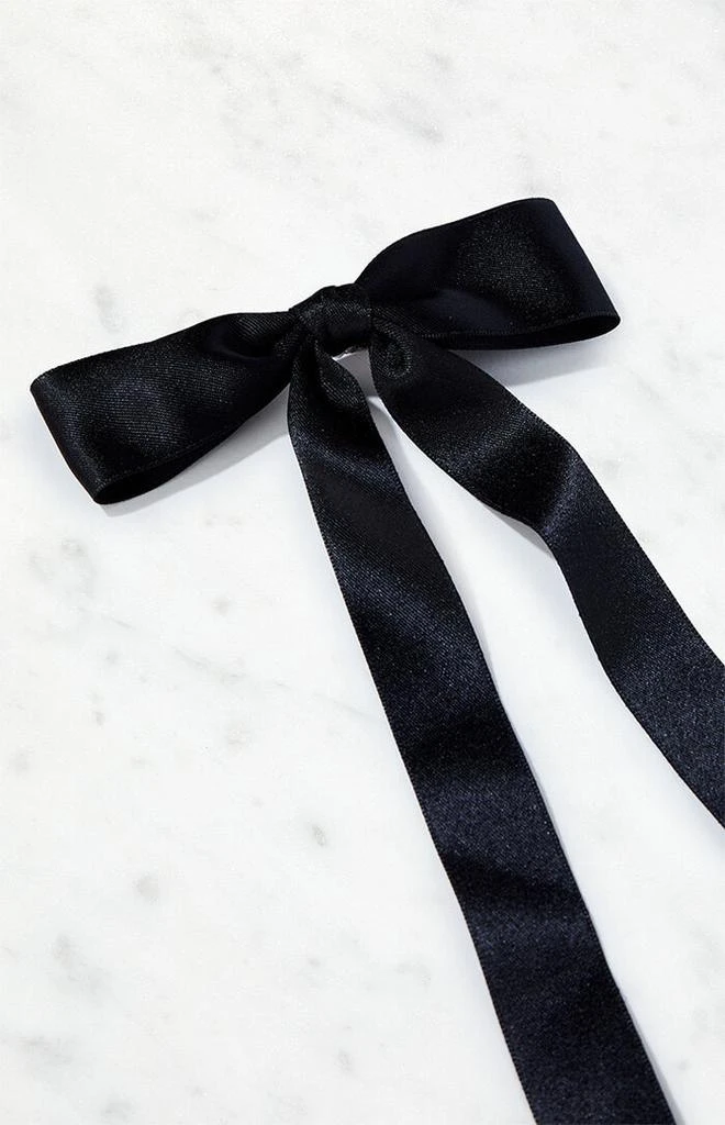 LA Hearts Long Bow Hair Clip 2