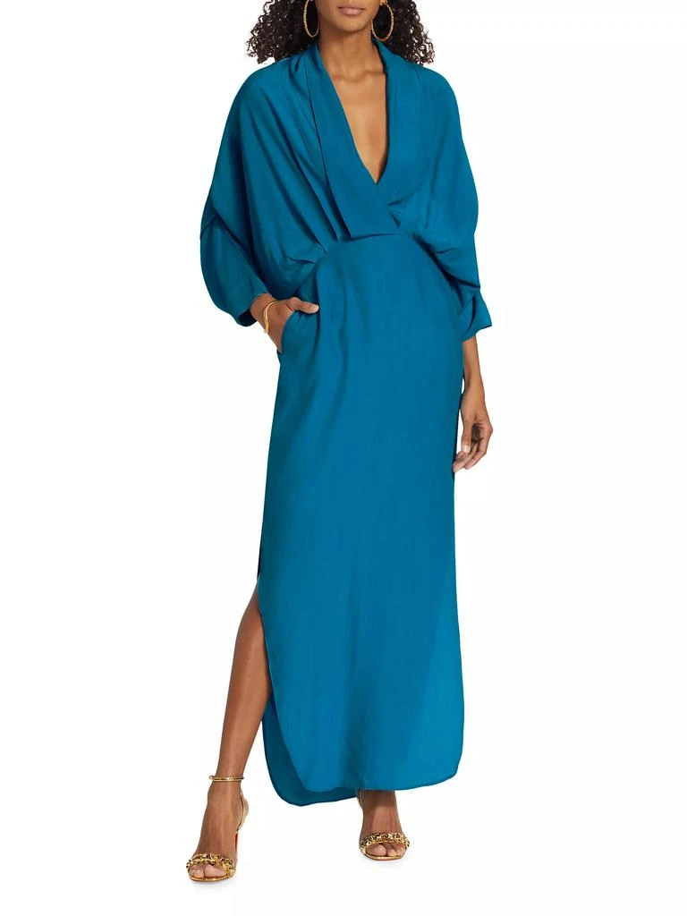 SWF Artista Plunge Wrap Maxi Dress 3