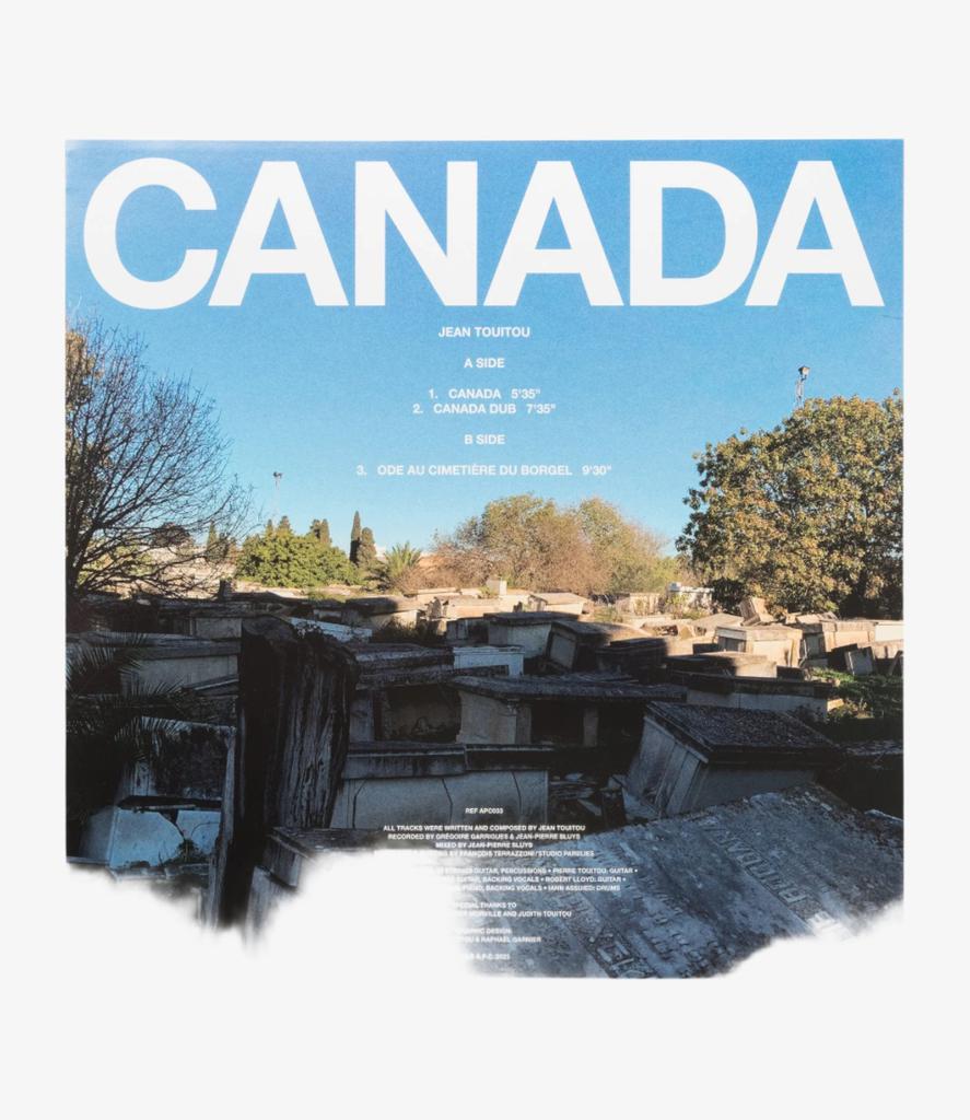 A.P.C. Canada vinyl EP - Jean Touitou