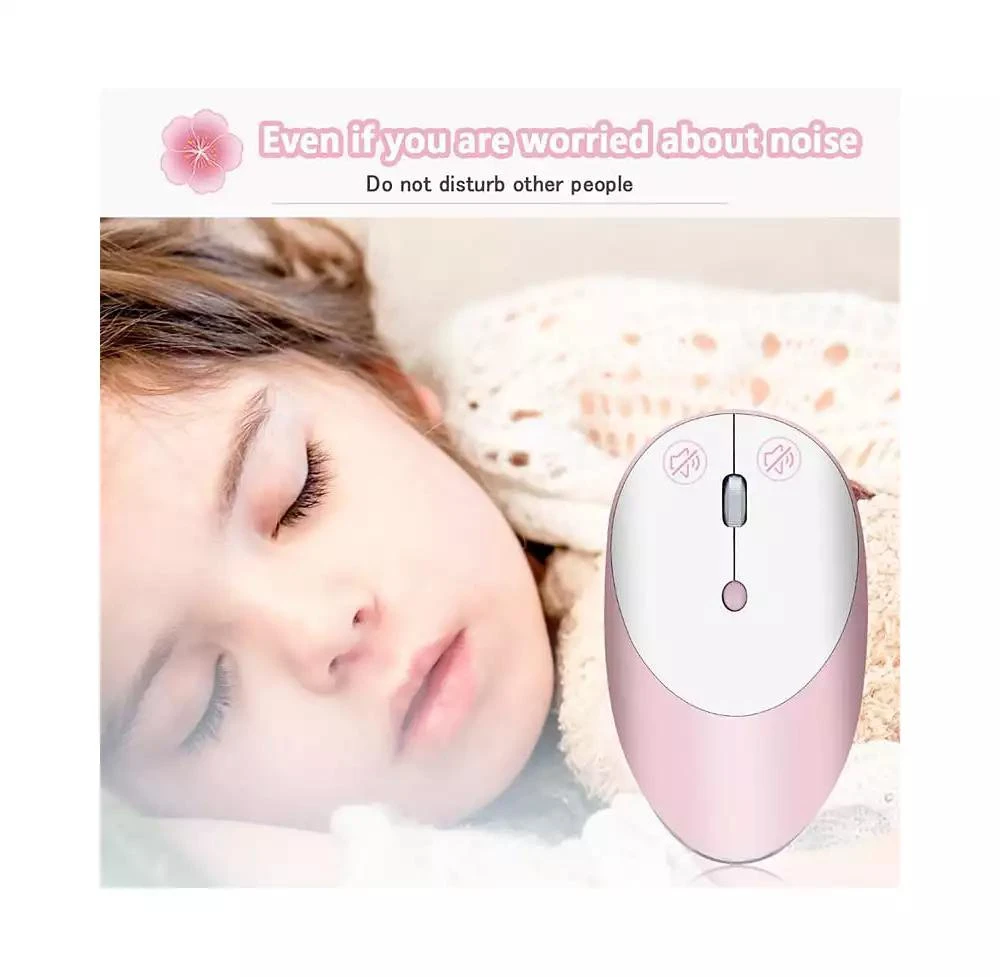 risokeys Tri Mode Silent Wireless Mouse Bluetooth and 2.4G 3 Speed DPI Office Mouse 7