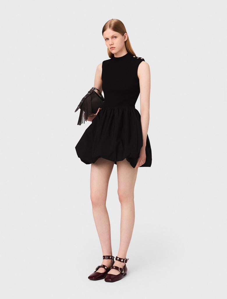 Maje Maje Woman's viscose Short mesh and taffeta dress for Fall/Winter
