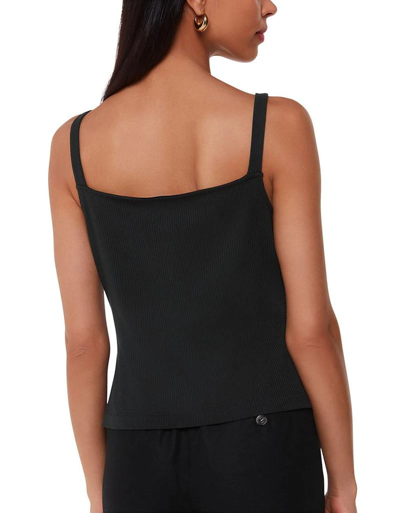 Whistles Ribbed Button Front Top 2
