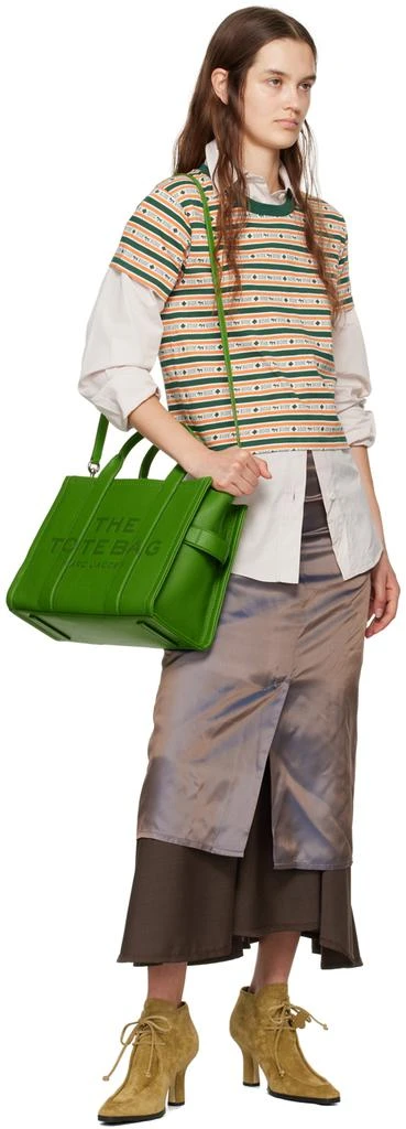 Marc Jacobs Green 'The Leather Medium' Tote 4