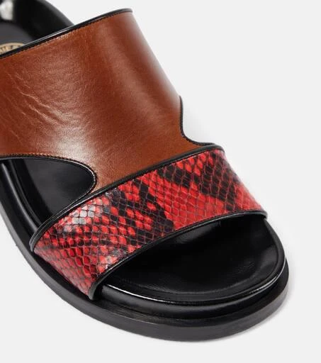 Dries Van Noten Leather slides 5