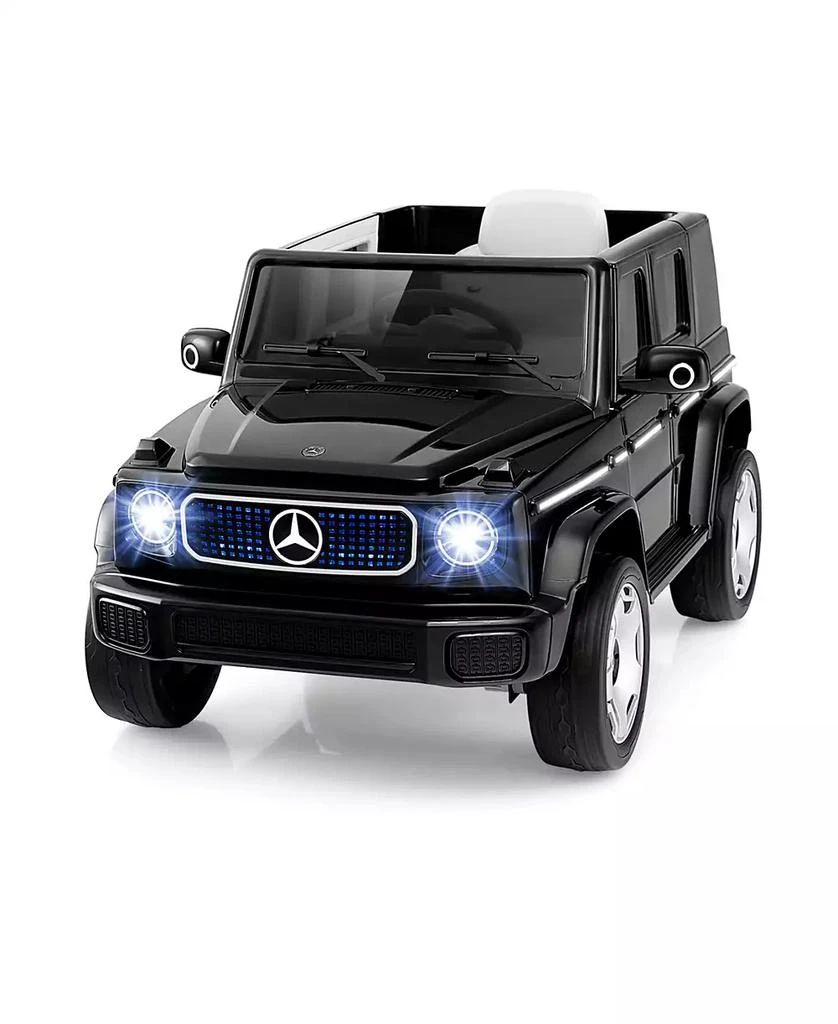 SUGIFT 12V Licensed Mercedes-Benz EQG Kids Ride On Car with Remote Control-Black