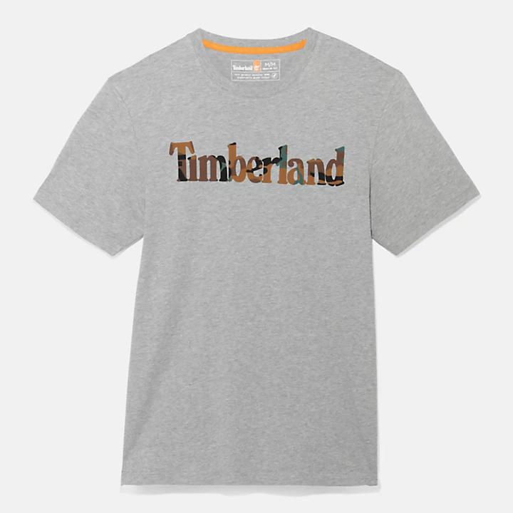 Timberland Outdoor Heritage Camo Logo T-Shirt for Men in Grey