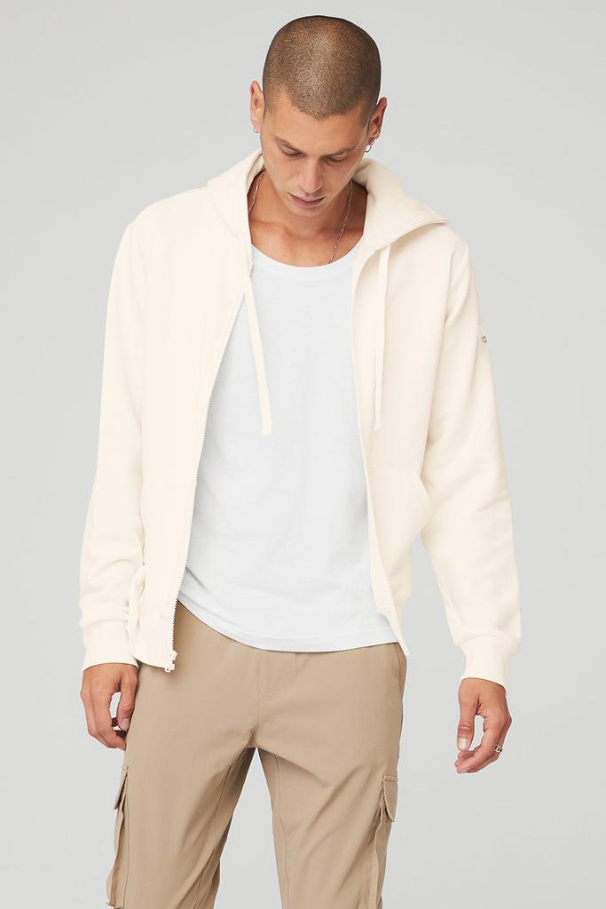 Alo Yoga Everyday Full Zip Hoodie - Ivory