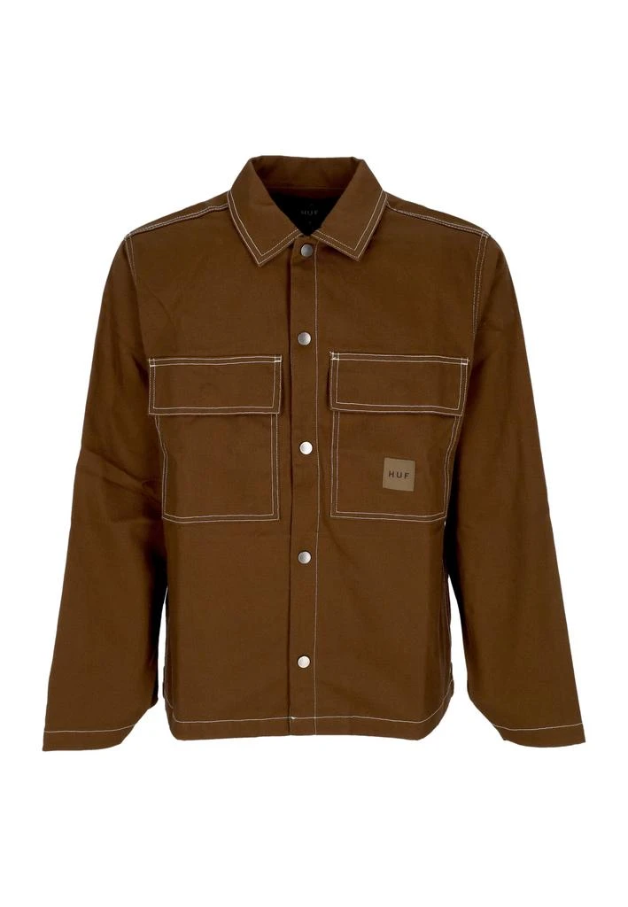 HUF Workwear Men Mason Shacket Espresso Jacket 1