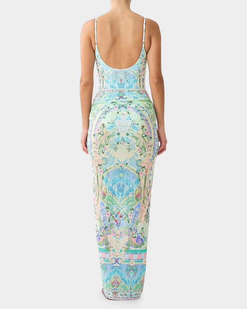 Camilla Midsummer Mosaics Multiwear Long Sarong Coverup 4