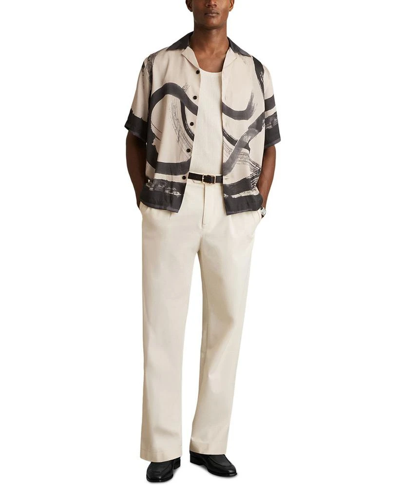 REISS Oversized Printed Camp Shirt 2
