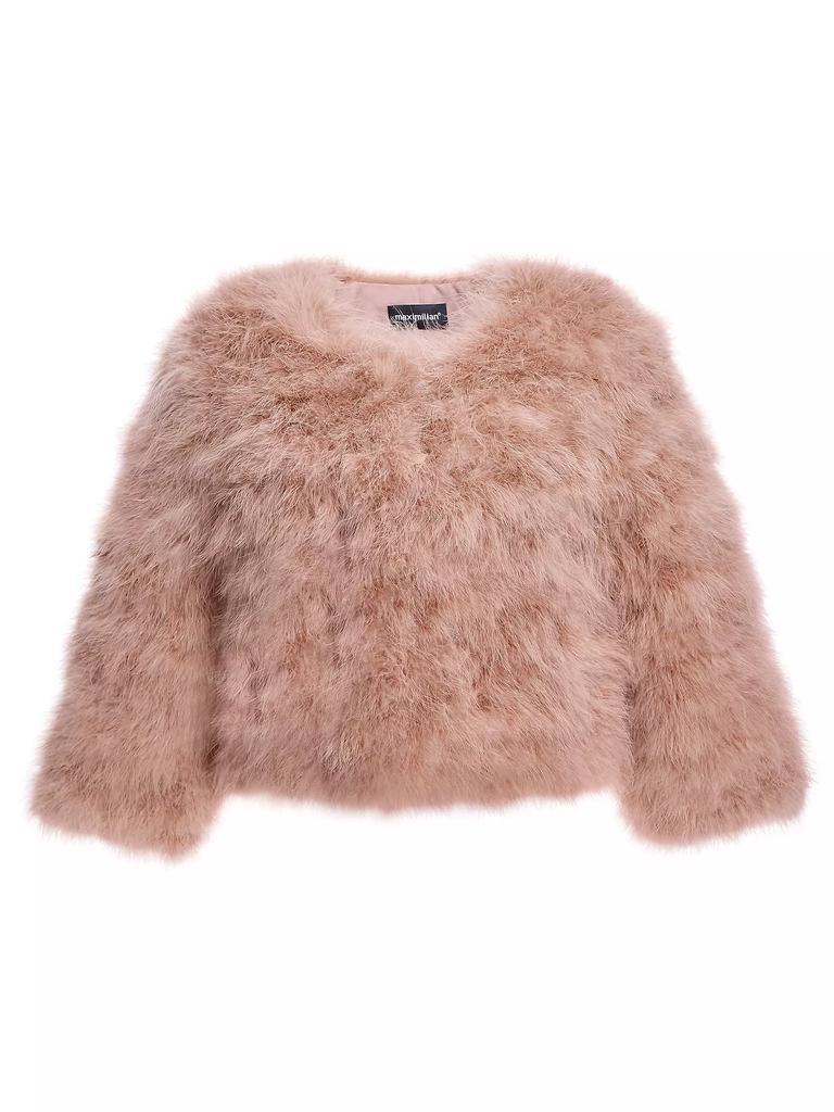 Maximilian Feathered Bolero Jacket